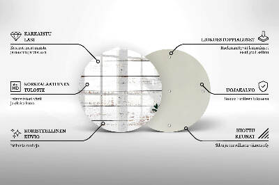 Unterlage für Kerzen Alte Bretter und Blätter
