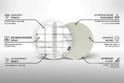Unterlage für Kerzen Alte Bretter und Blätter