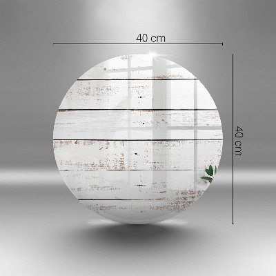 Unterlage für Kerzen Alte Bretter und Blätter