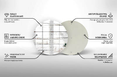 Unterlage für Kerzen Alte Bretter und Blätter