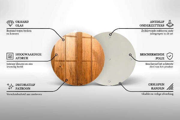 Grabkerzen Unterlage Holzbretter