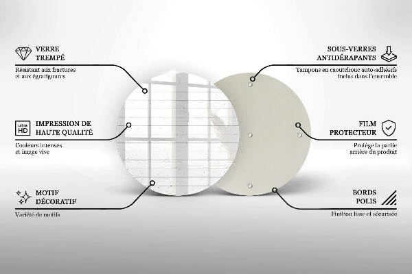 Unterlage für Kerzen Moderne Leuchttafeln