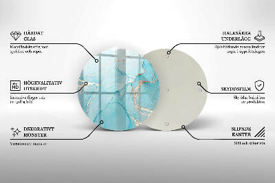 Grabkerzen Unterlage Abstrakter Stein