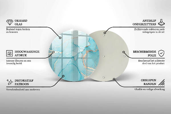 Grabkerzen Unterlage Abstrakter Stein