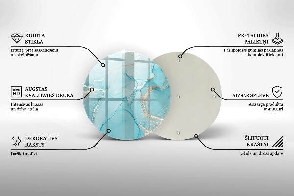 Grabkerzen Unterlage Abstrakter Stein
