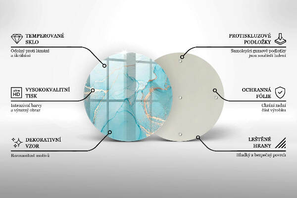 Grabkerzen Unterlage Abstrakter Stein