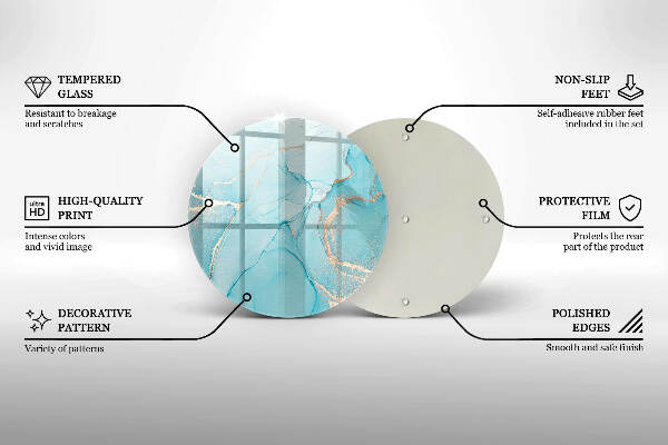 Grabkerzen Unterlage Abstrakter Stein