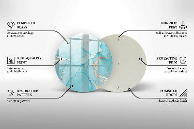 Grabkerzen Unterlage Abstrakter Stein