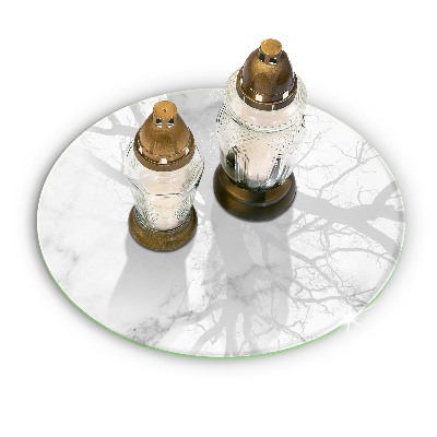 Unterlage für Kerzen Moderner Marmor