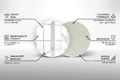 Unterlage für Kerzen Moderner Marmor