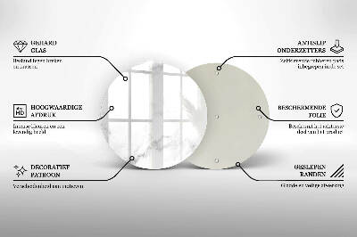 Unterlage für Kerzen Moderner Marmor