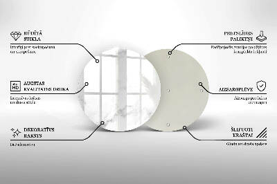 Unterlage für Kerzen Moderner Marmor
