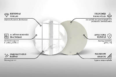 Unterlage für Kerzen Moderner Marmor