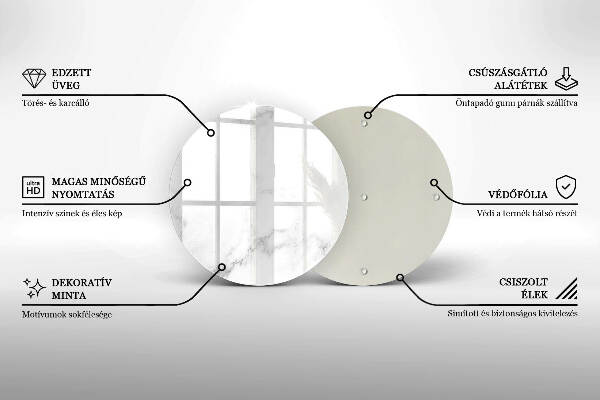 Unterlage für Kerzen Moderner Marmor