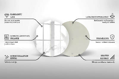 Unterlage für Kerzen Moderner Marmor