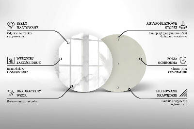 Unterlage für Kerzen Moderner Marmor