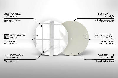 Unterlage für Kerzen Moderner Marmor