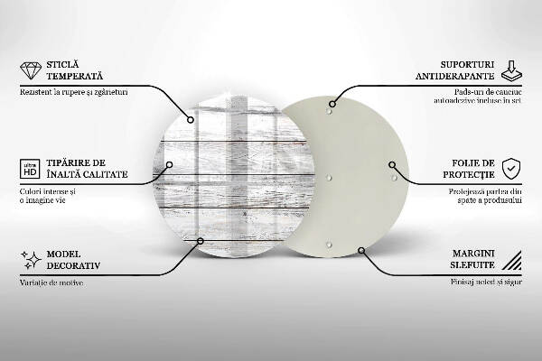 Grabkerzen Unterlage Helle Holzbretter