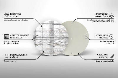 Grabkerzen Unterlage Helle Holzbretter