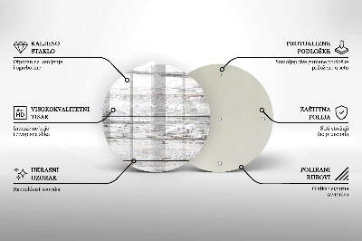 Grabkerzen Unterlage Helle Holzbretter