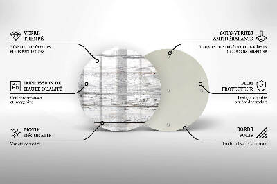 Grabkerzen Unterlage Helle Holzbretter