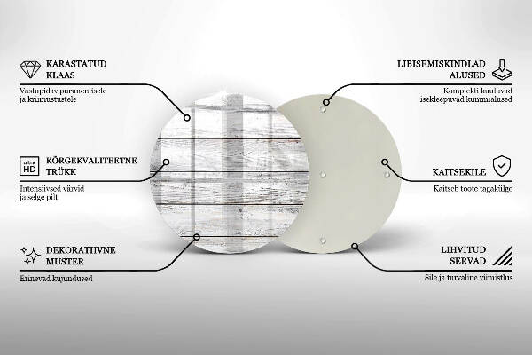 Grabkerzen Unterlage Helle Holzbretter