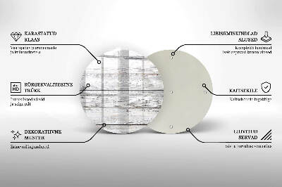Grabkerzen Unterlage Helle Holzbretter