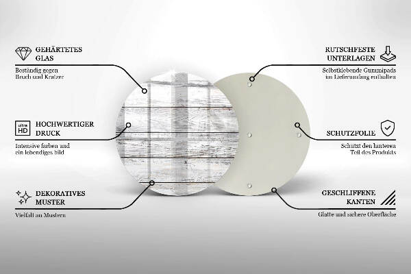 Grabkerzen Unterlage Helle Holzbretter