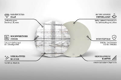 Grabkerzen Unterlage Helle Holzbretter