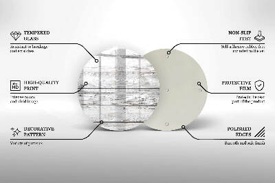 Grabkerzen Unterlage Helle Holzbretter