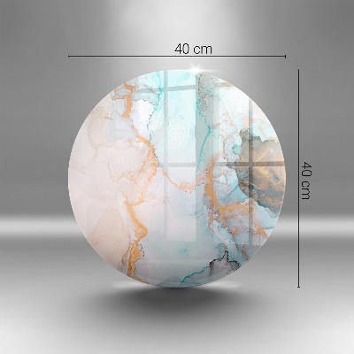 Unterlage für Kerzen Abstrakter Marmor