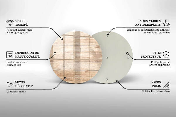 Grabkerzen Unterlage Holzbretter