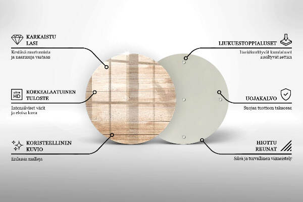 Grabkerzen Unterlage Holzbretter