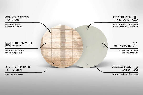 Grabkerzen Unterlage Holzbretter