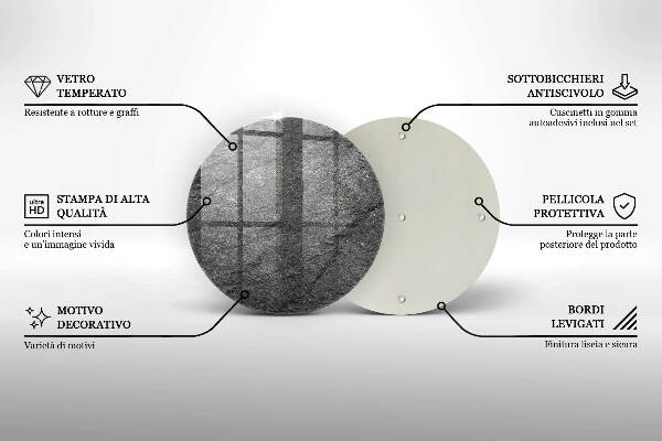 Unterlage für Kerzen Steintextur