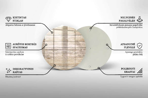 Grabkerzen Unterlage Holzbretter