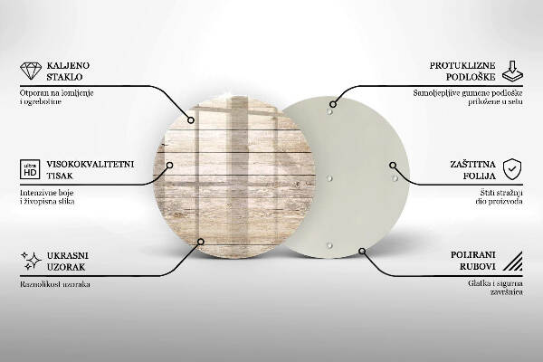 Grabkerzen Unterlage Holzbretter