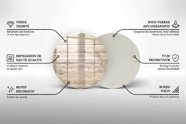 Grabkerzen Unterlage Holzbretter