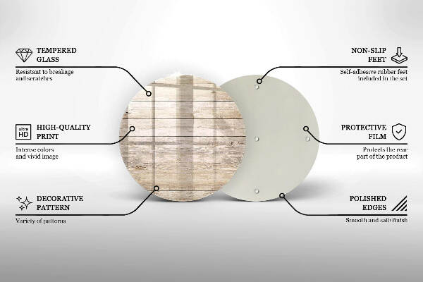 Grabkerzen Unterlage Holzbretter