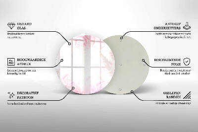Unterlage für Kerzen Hintergrund mit zarten Rosen