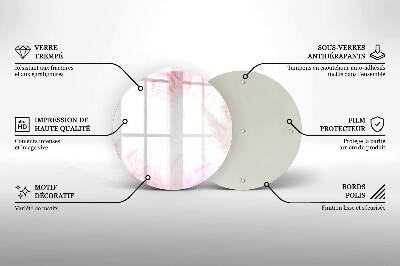 Unterlage für Kerzen Hintergrund mit zarten Rosen