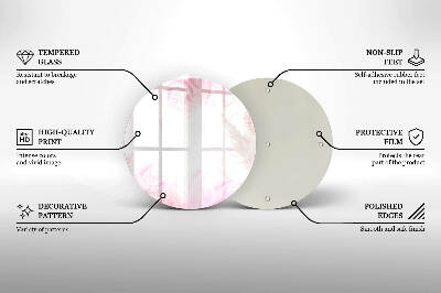 Unterlage für Kerzen Hintergrund mit zarten Rosen