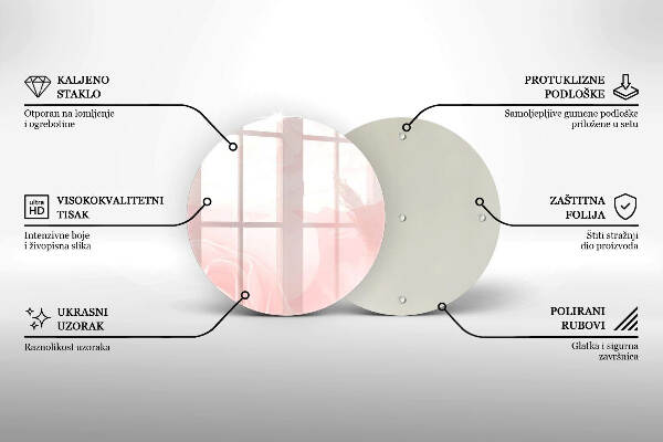 Grabkerzen Unterlage Hintergrund mit pastellfarbenen Rosen