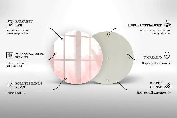 Grabkerzen Unterlage Hintergrund mit pastellfarbenen Rosen