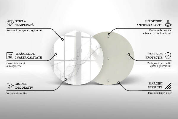 Unterlage für Kerzen Marmorstein-Hintergrund