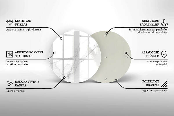Unterlage für Kerzen Marmorstein-Hintergrund