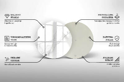 Unterlage für Kerzen Marmorstein-Hintergrund