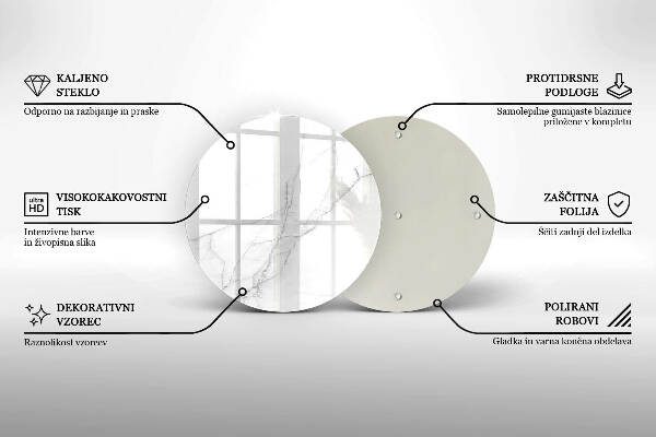 Unterlage für Kerzen Marmorstein-Hintergrund