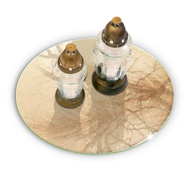 Grabkerzen Unterlage Sand