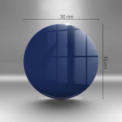 Unterlage für Kerzen Blaue Farbe